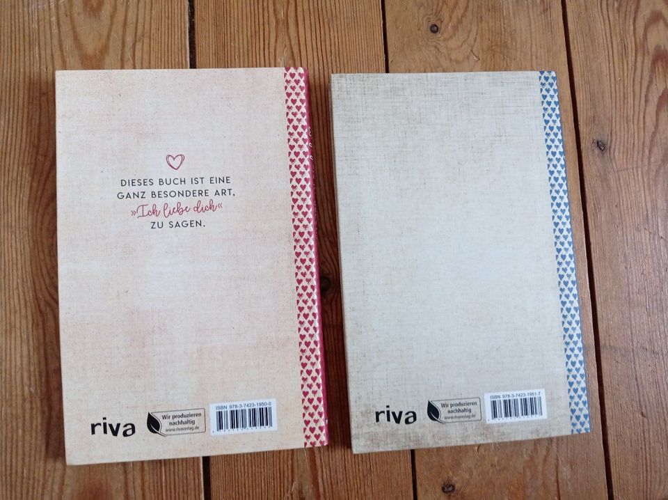 2 neue Riva Ausfüllbücher Paare Freunde Liebe preis pro Buch in Flensburg