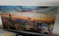 Bild mit Mini-Led-Leuchten Skyline New York 1,00m x 0,50m Baden-Württemberg - Offenburg Vorschau
