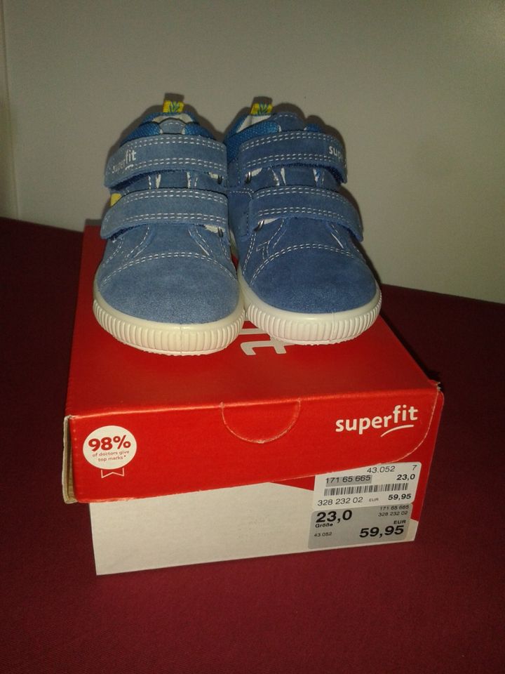 Halbschuhe dunkelblau Gr. 23 Superfit Moppy neu in Dresden