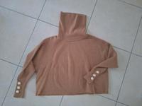 Zara knit Pullover Rollkragen beige S crop Perlen  oversize S,M Bayern - Schwarzenfeld Vorschau