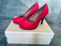 Tamaris • Pumps • High Heels • 36 • Velours • rot • Scarlet Rheinland-Pfalz - Bingen Vorschau