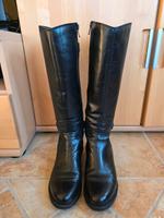 ♥️Lederstiefel schwarz echtes Leder Gr. 38 wie Neu ♥️ Thüringen - Ilmtal-Weinstraße Vorschau