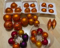 35 schöne Weihnachtskugeln hauptsächlich in der Farbe orange Thüringen - Erfurt Vorschau