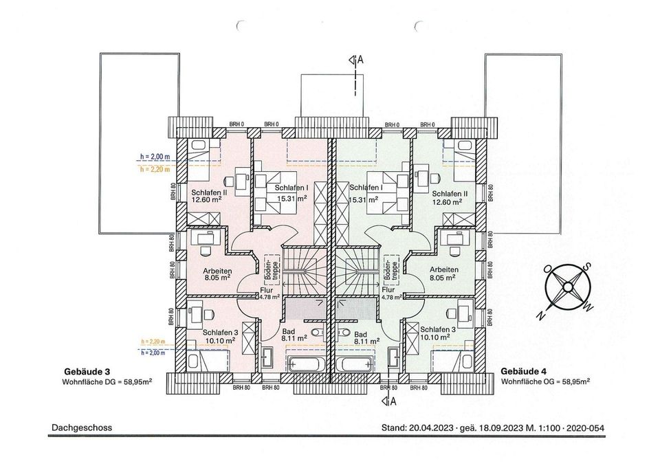 Gutgeschnittene Neubau-Doppelhaushälfte (Haus 4) in ruhiger Lage von Friesoythe gelegen in Friesoythe