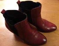 C&A Stiefelette Leder bordeaux rot Gr. 38 Berlin - Reinickendorf Vorschau