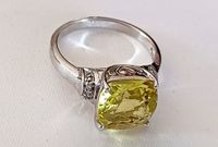 Neu: Limonen-Citrin + 6 Diamanten Silber-Ring Gr. 17 / 57 Frankfurt am Main - Sachsenhausen Vorschau