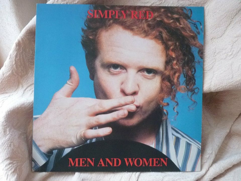 SIMPLY RED "men and women", Vinyl Schallplatte, neuwertig in Merching
