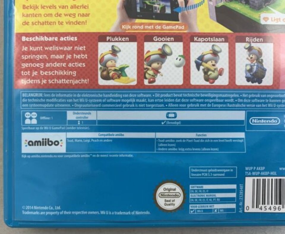 Captain Toad Treasure Tracker Nintendo Wii U Selects Spiel Game in Gelsenkirchen