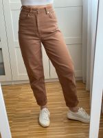 Mom Fit Jeans mit hoher Taille, braun, Damen Twillhose Loose Fit Berlin - Charlottenburg Vorschau