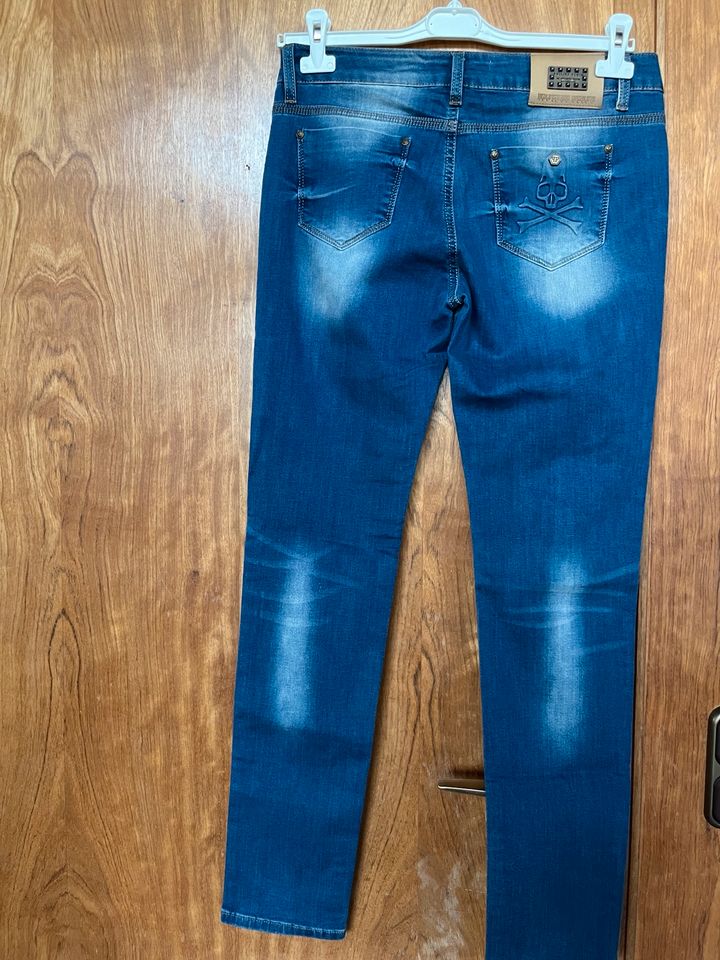 Neuwertige trendige Jeans von PHILIPP PLEIN , Gr.34/32 in Wesel