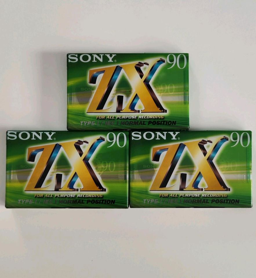 Audiokassetten 10x Sony ZX 90 Neu in Trier