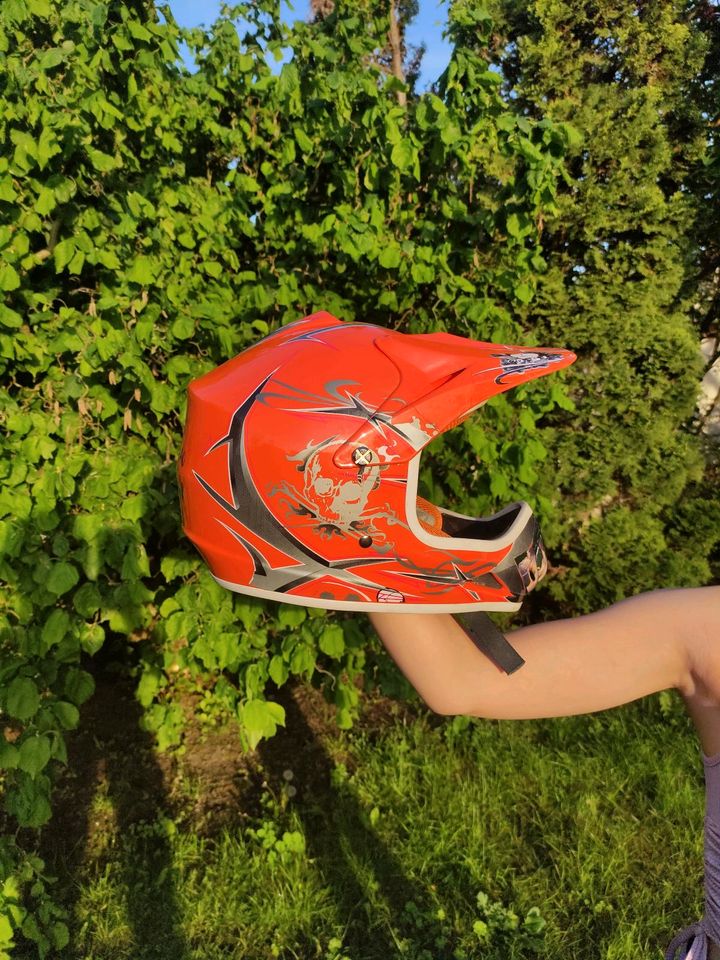 Cross Helm S 51 - 52 orange neuwertig in Homburg