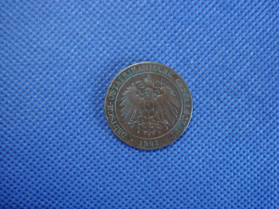 1 Münze 1892 in Senftenberg
