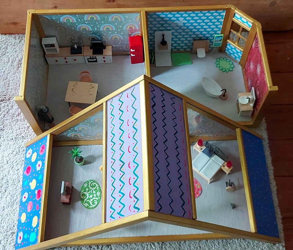 Puppenhaus Spielhaus mit vielen Möbeln Playmobil in Kiel