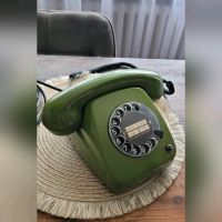 Vintage Drehscheibentelefon (POST FeTAp 615-1a BP) Grün Nordrhein-Westfalen - Moers Vorschau