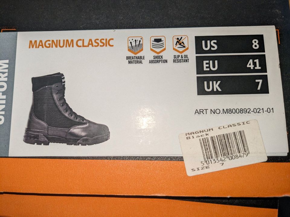 Arbeitsschuhe Sicherheitsschuhe NEU Größe 41 Magnum Classic Boots in  Nordrhein-Westfalen - Hünxe | eBay Kleinanzeigen ist jetzt Kleinanzeigen