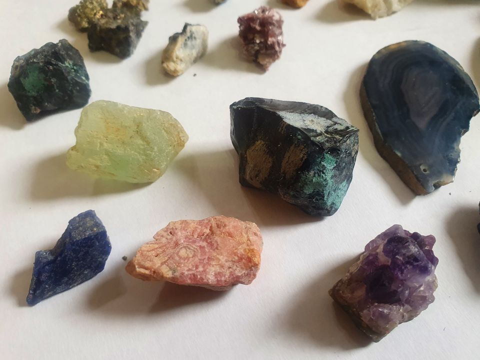 Mineralien Sammlung Konvolut Sammler in Creglingen