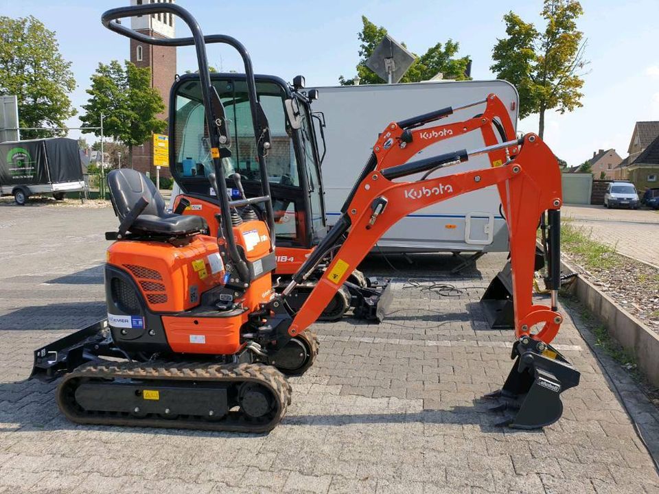 Kubota Minibagger 1,1t - Mieten -Leihen - U10-5 - Microbagger in Bergkamen