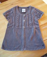 Damen Strickjacke Kurzarm Weste Esprit Gr. L, braun Sachsen - Steinberg Vorschau