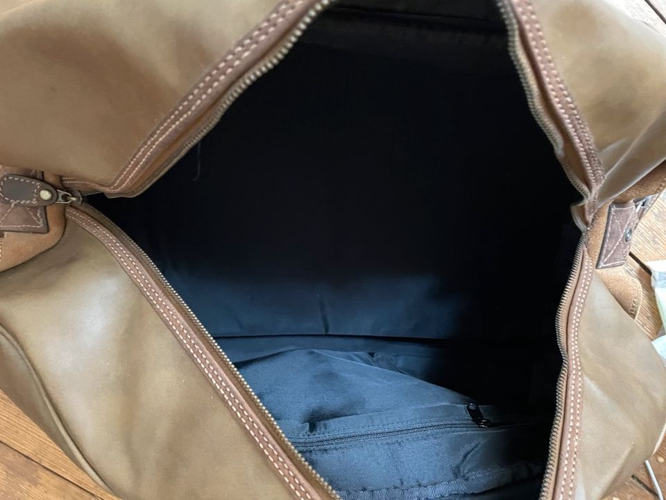 Hochwertige Leder-Reisetasche, Weekender, Big Bag Cognac in Berlin