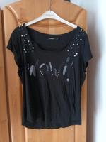 Desigual Shirt schwarz Pailletten silber Hessen - Eltville Vorschau
