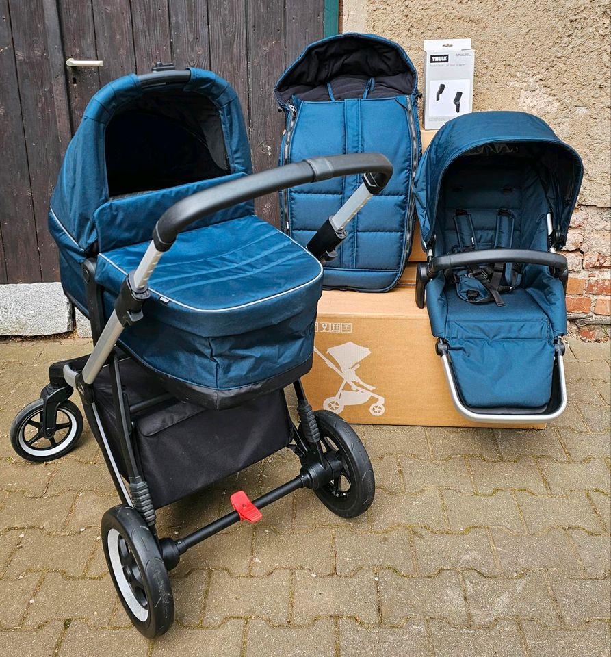 Neuwertiger Thule Sleek Kinderwagen incl. umfangreichen Zubehör in Mülsen