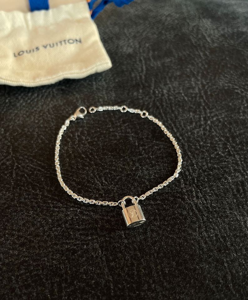 LOUIS VUITTON Lockit 925 silver bracelet