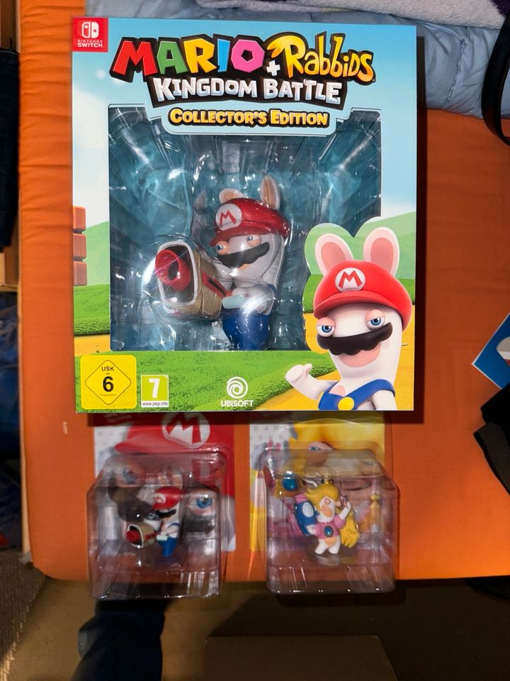 Nintendo Switch Mario Rabbids Collectors Edition plus 2 Amiibos in Lengerich