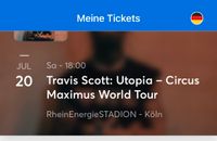 Travis Scott Konzert - Köln - 3 Sitzplätze - Unterrang -Utopia - Bielefeld - Bielefeld (Innenstadt) Vorschau