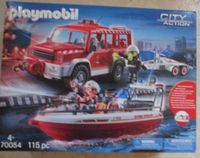 Feuerwehrfahrzeug mit Löschboot - Playmobil City Action - Rheinland-Pfalz - Koblenz Vorschau