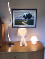 2 Lampen, 1x Lindby Stehlampe Criostal LED, 1xPilzform,Glas,weiß Nordrhein-Westfalen - Hattingen Vorschau