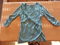 Gr. 38 Outfit Fashion Tunika geraffter Dreiviertelarm 3/4 mint Bayern - Schweitenkirchen Vorschau