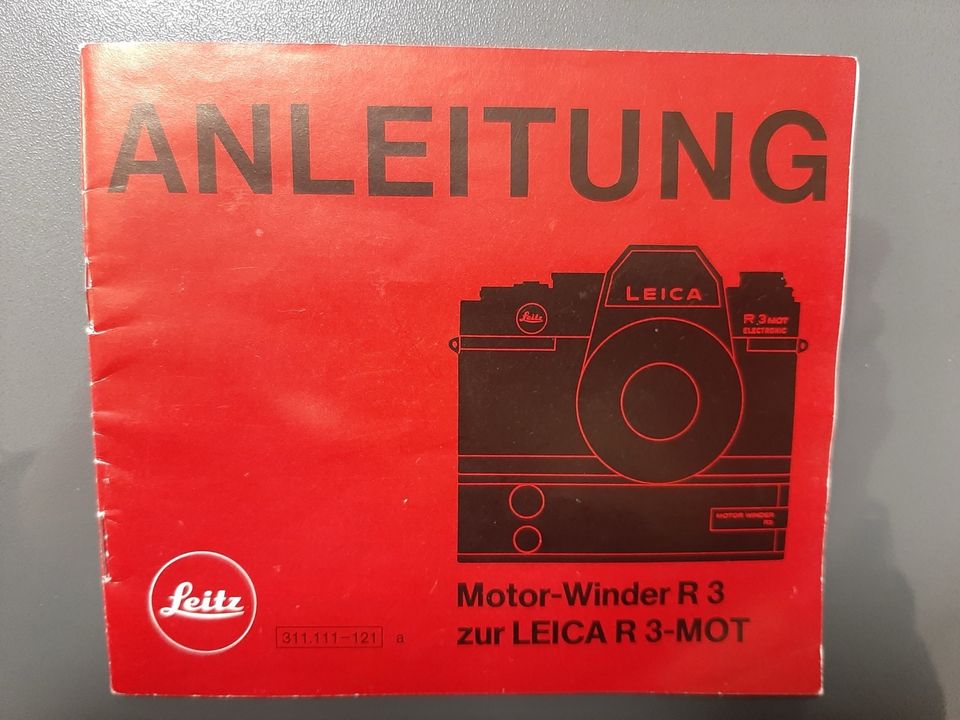 Gebrauchte Bedienungsanleitung für Leica R3 in Espenau