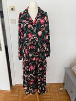 Sommerkleid lang Kleid Maxi schwarz geblümt One Size Gr. M L Düsseldorf - Flingern Nord Vorschau
