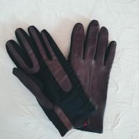 Handschuhe ROECKL Echtleder mit Stretcheinsatz braun-schwarz Niedersachsen - Scheeßel Vorschau