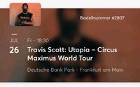 Travis Scott 2x E-Tickets Sitzplätze Stuttgart - Bad Cannstatt Vorschau