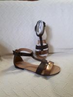 NEU * Sandalen 38 metallic bronze braun Schleswig-Holstein - Bad Bramstedt Vorschau