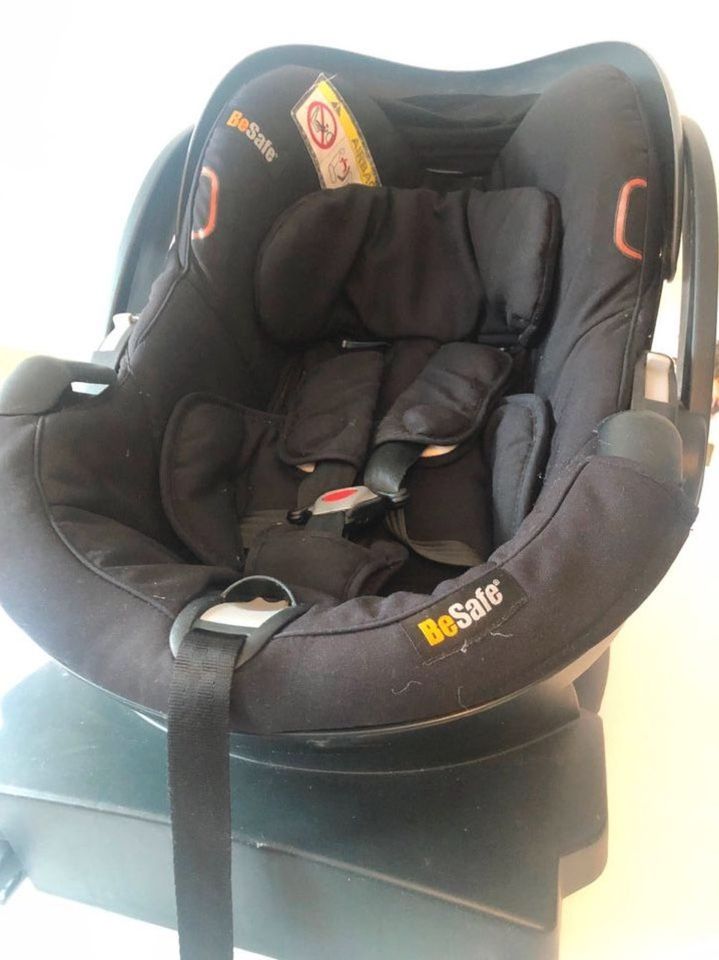Be Safe Kindersitz mit Isofix, schwarz Auto Sitz Babyschale Trage in Pattensen