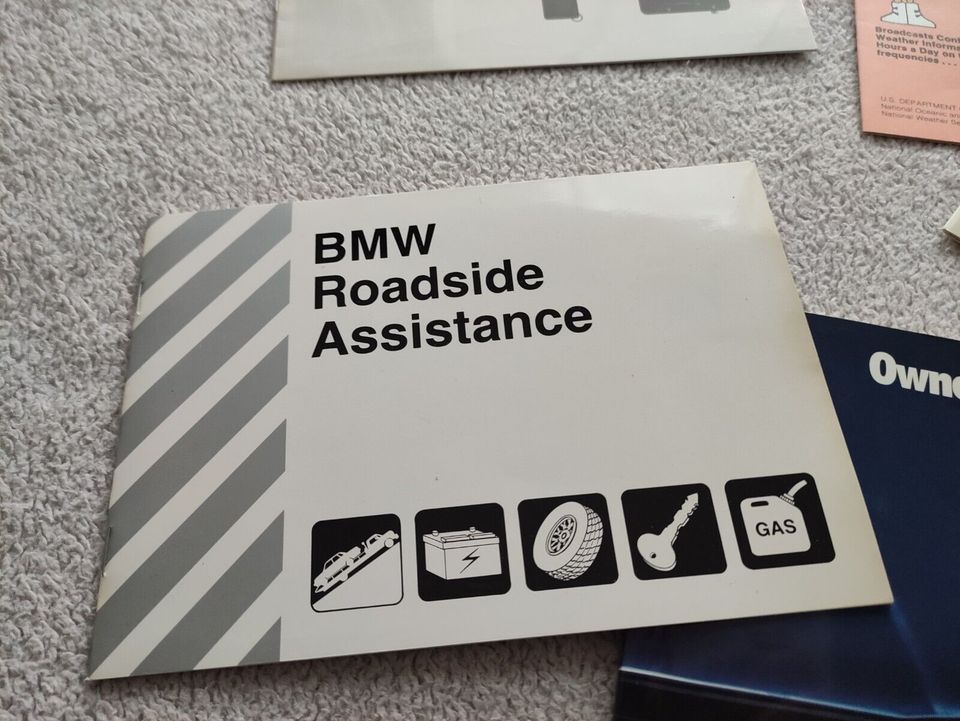 BMW E34 535i Dokumente 1992 Inspektionsheft in Calw