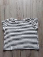 ♥️ T-Shirt kurz gerippt beige-schwarz gestreift Gr. 158/164 C&A ♥ Baden-Württemberg - Sinsheim Vorschau