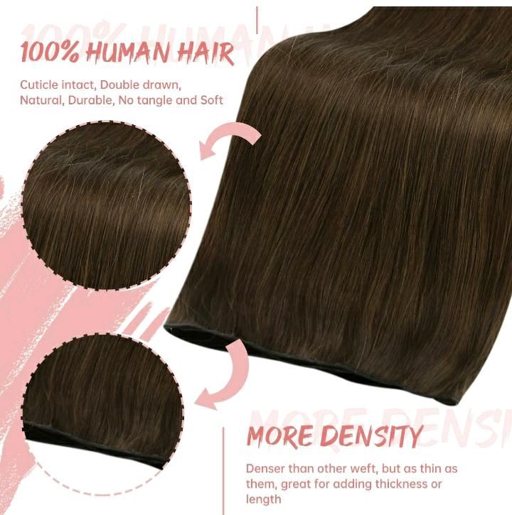 TOP Haar Tresse Hair Weft Extensions Braun 4 Echthaar REMY Tresse in Norderstedt