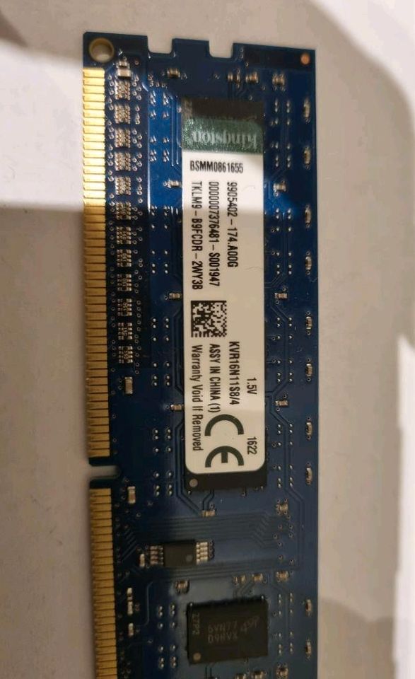 Kingston DDR3 RAM 4GB in Haßfurt