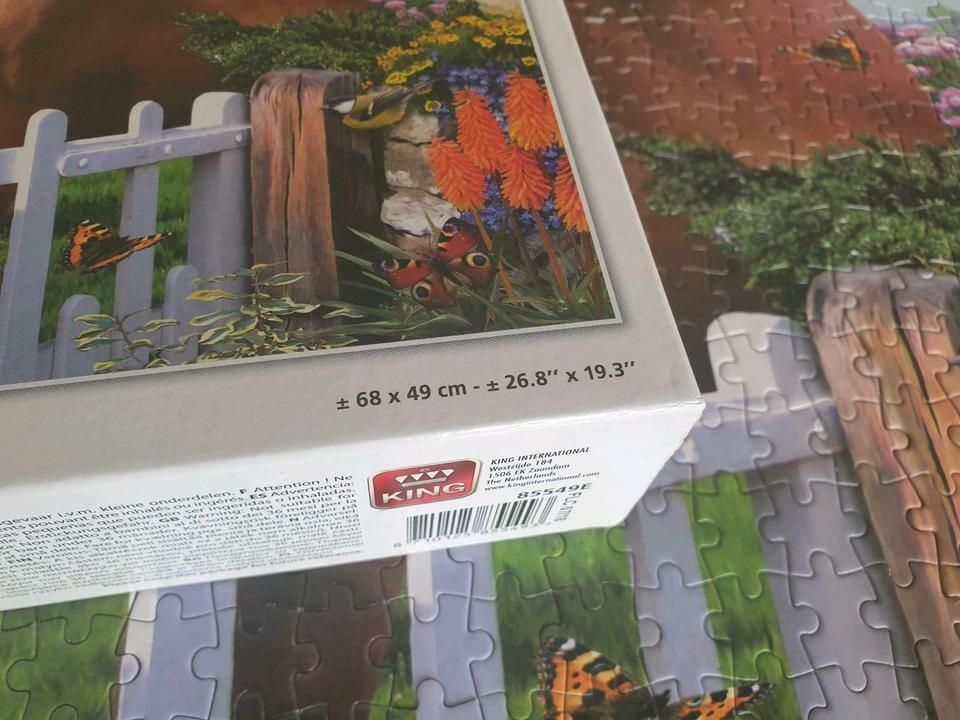 King Animal Collection 1000 Teile Puzzle Horses at the gate in Bad Lippspringe