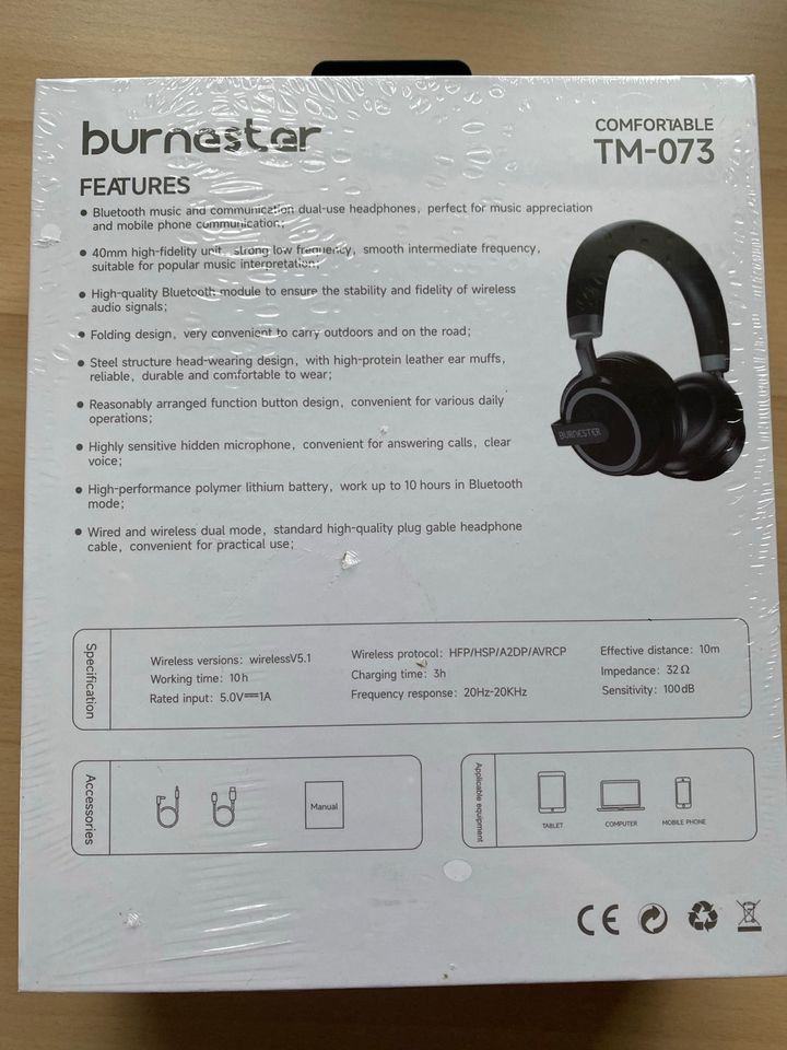 Burmester Wireless Headphone TM-073/Kopfhörer in Horst (Holstein)