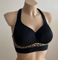 HUNKEMÖLLER SPORT BH 75 e schwarz Leo print muster laufen rennen Baden-Württemberg - Aichtal Vorschau