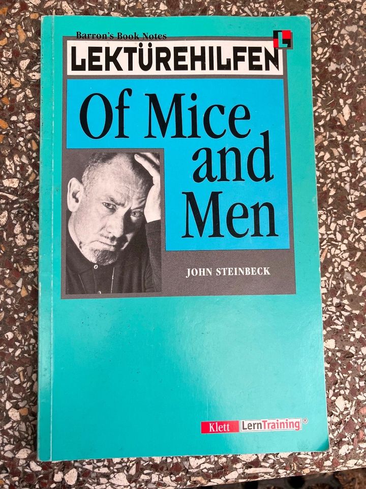 Buch: Of Mice and Men (John Steinbeck), Lektürehilfen, Klett in Frankfurt am Main
