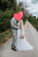 Brautkleid Tüll A-Linie Größe 32/34 Bayern - Vohburg an der Donau Vorschau