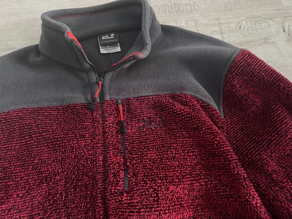 ❌ JACK WOLFSKIN JACKE TEDDY WARM ROT SELTEN XL ❌ in Neuhausen/Spree