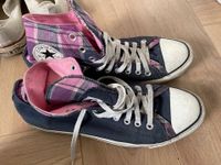 Converse Chucks limeted Edition blau pink kariert Marine 45 Brandenburg - Panketal Vorschau