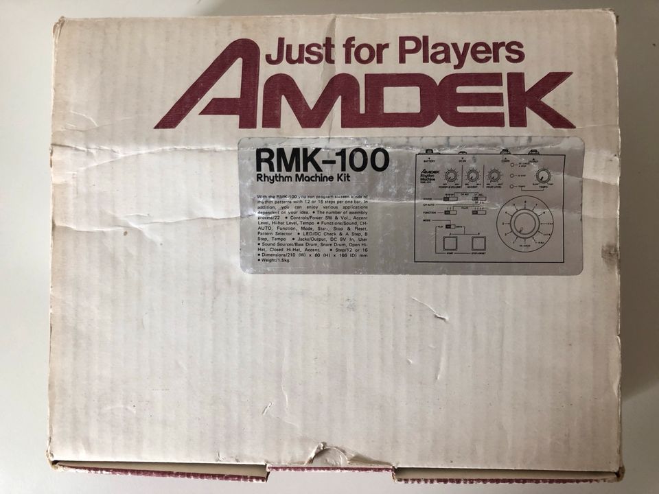 Amdek/Roland RMK 100 Drum Rythm Machine Computer DR 55 BOXED MINT in München